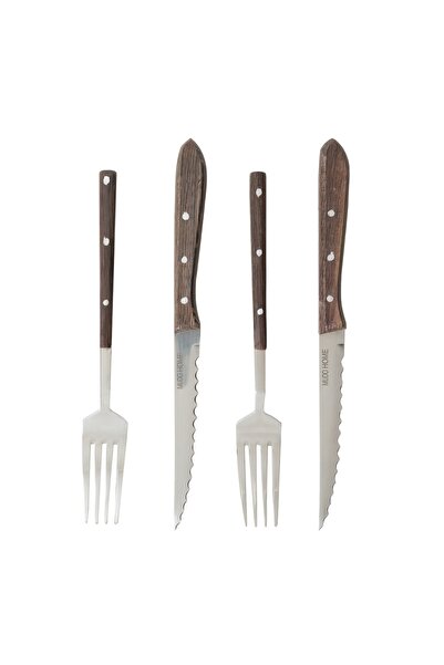 Mudo Home STEAK BIÇAK & ÇATAL SETİ 2Lİ
