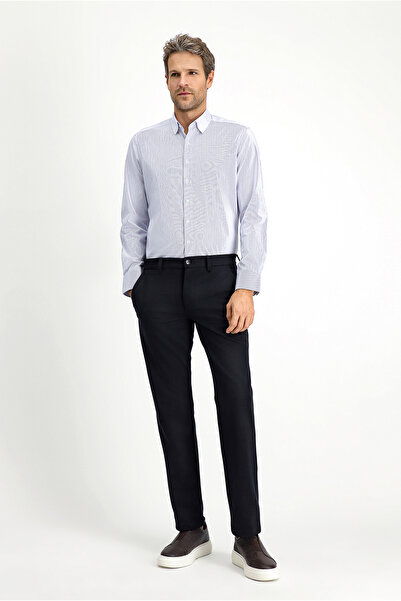 Kiğılı Cămașă clasică cu dungi din bumbac, cu mânecă lungă, slim fit