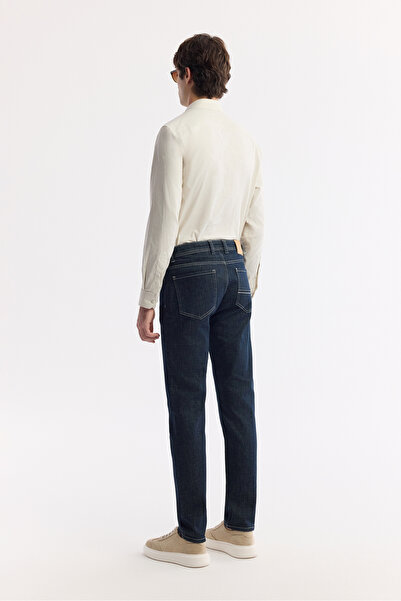 Avva Erkek İndigo Pamuklu Berlin Slim Fit Jean Pantolon A51Y3530