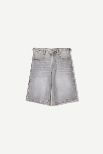 Bershka Balloon fit denim bermuda