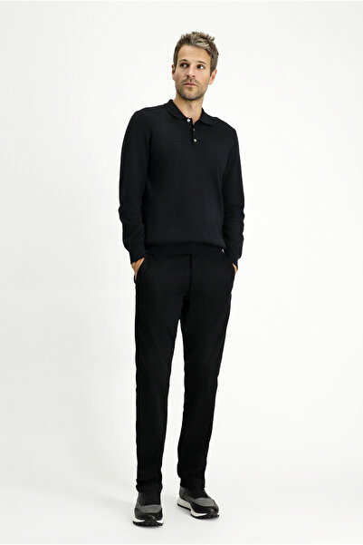 Kiğılı Regular Fit Desenli Likralı Kanvas / Chino Pantolon