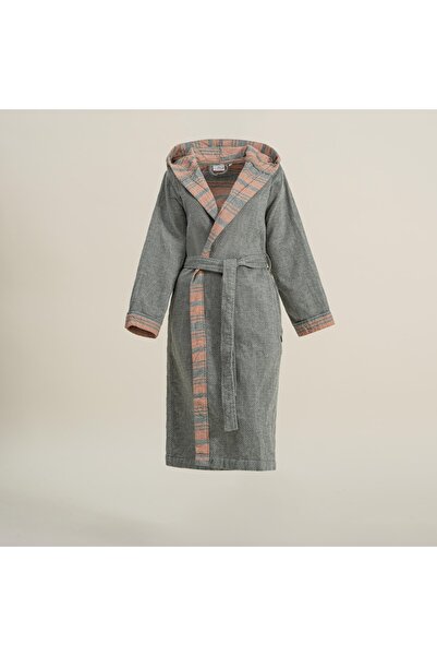 Ecocotton Γυναικείο μπουρνούζι Mila 100% Organic Muslin Green/Tan