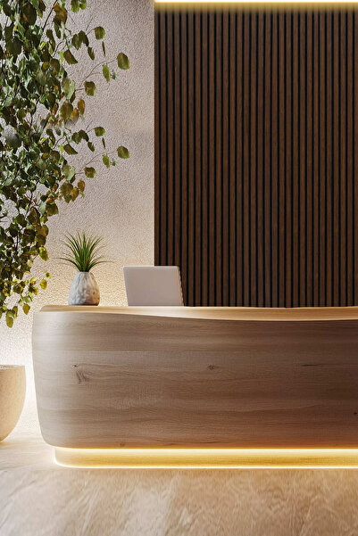 shop Mdf Ahşap Akustik Duvar Paneli 100x275 Cm - Ceviz