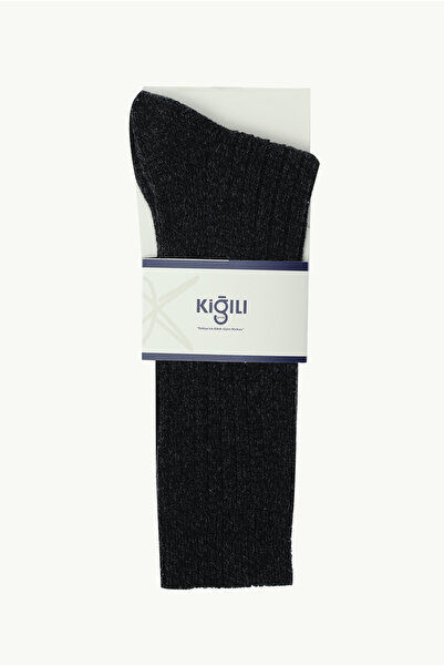 Kiğılı Tekli Yünlü Çorap