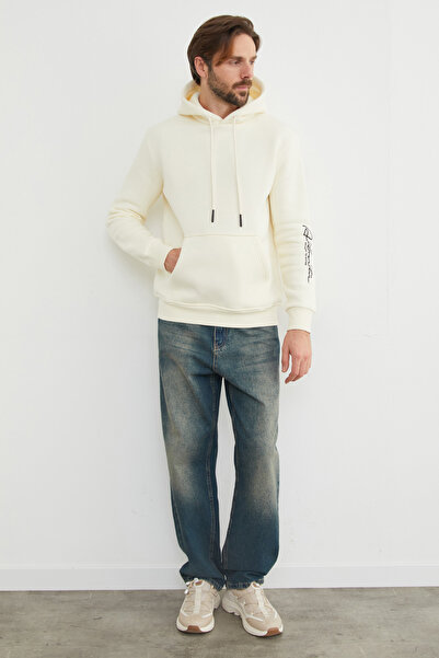 Fulla Moda 3-нитковий світшот з капюшоном і кишенями-кенгуру