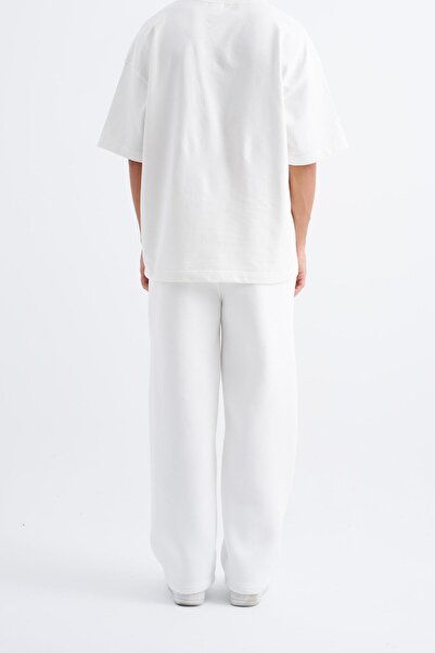 Machinist Ανδρικό φαρδύ Oversize Ecru Φούτερ