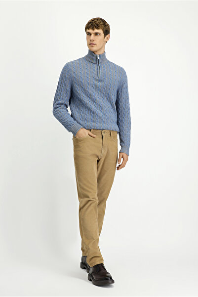 Kiğılı Regular Fit Beş Cep Pamuklu Kadife Pantolon