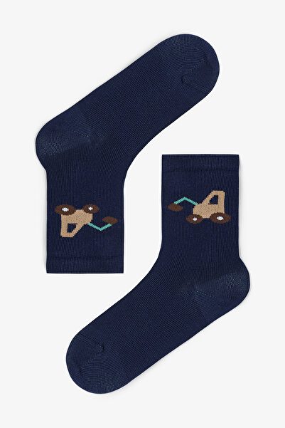 Penti Erkek Çocuk Tracs Araba Desenli 3'lü Soket Çorap