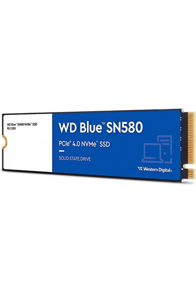 WD Western Digital Blue SN580 WDS500G3B0E PCI-Express 4.0 500 GB M.2 SSD