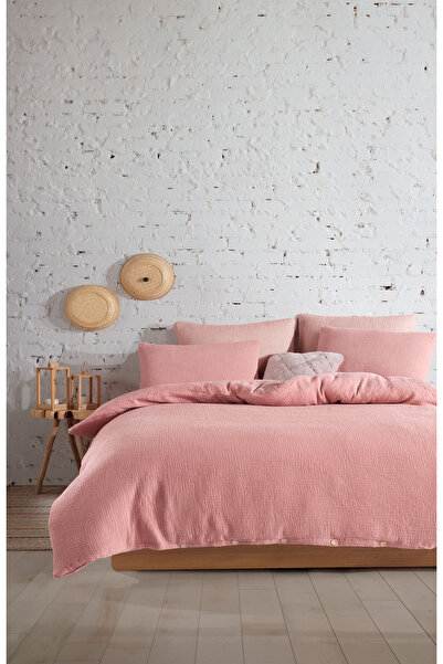 destinyhometex Premium 100% Cotton Single Muslin Duvet Cover Set 160X220 cm