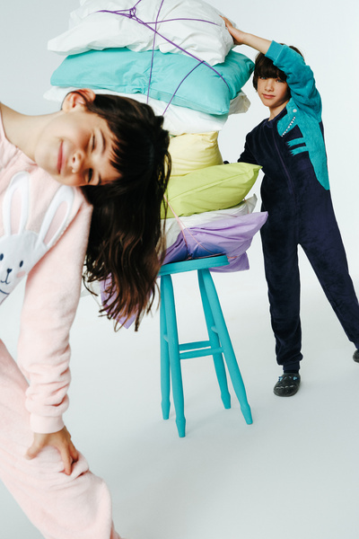Penti Koyu İndigo Erkek Çocuk Dino Fermuarlı Pijama Tulumu