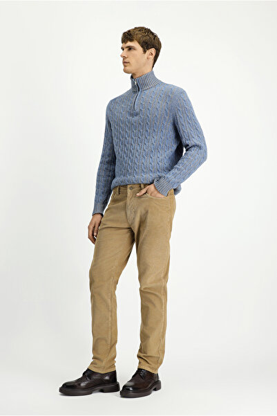 Kiğılı Regular Fit Beş Cep Pamuklu Kadife Pantolon