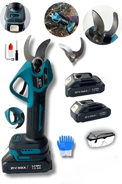 Spech Power X2 Akülü Dal Budama Makinesi Ağaç Şarjlı Dal Budama Makası Profos...
