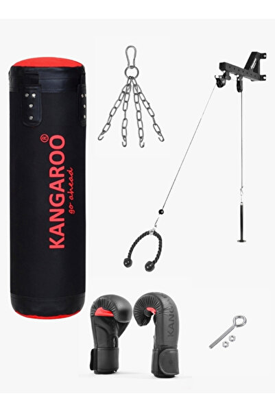 KANGAROO كيس ملاكمة مع بكرة رفع الأثقال