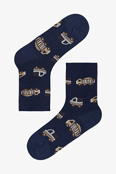 Penti Erkek Çocuk Tracs Araba Desenli 3'lü Soket Çorap