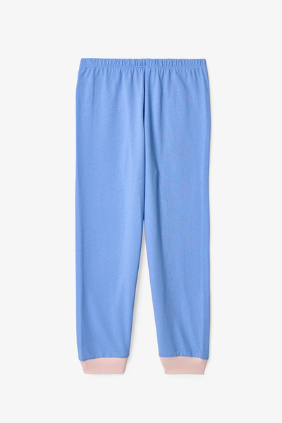 Penti Kız Çocuk Twist Kurdela Desenli Uzun Kollu Pamuklu 2'li Pijama Takımı