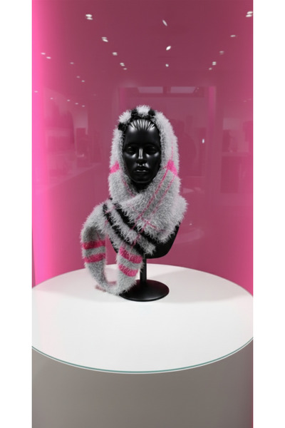 bi ters bi düz Elörgüsü Baktüs Feathered Shawl