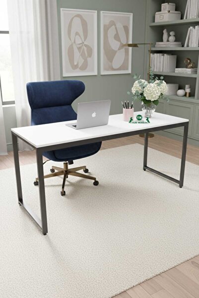 Yılkı Mobilya Rafsız Çalışma Masası Beyaz