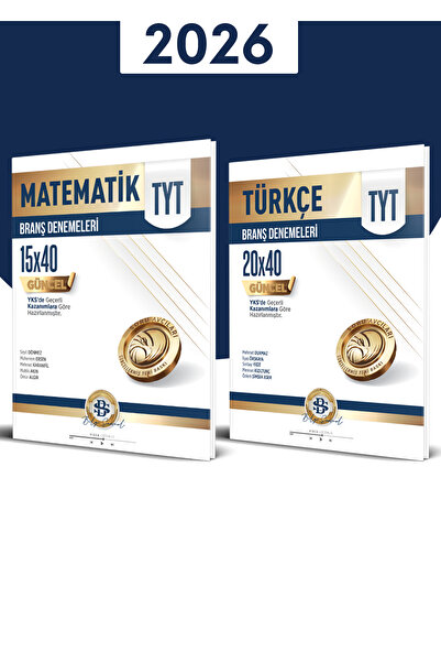 Bilgi Sarmal Yayınları Bilgi Sarmal Tyt Türkçe Ve Matematik Deneme 2026
