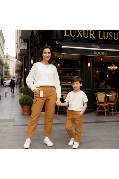HÇ Hülya Çelik KİDSWEAR 2018 Men's Pants Camel