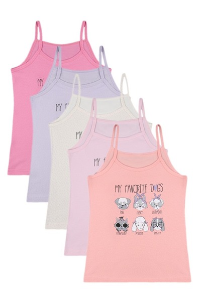 Donella قميص داخلي للفتيات مكون من 5 قطع 4381B4