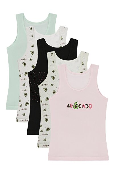 Donella 5-Pack of Girls' Undershirts 4971953Av