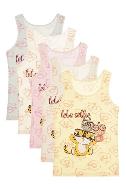 Donella 5-Pack of Girls' Tank Tops 49987Zc