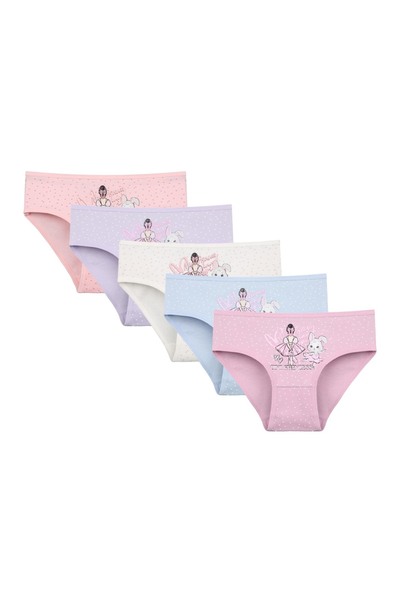 Donella 5'li Kız Çocuk Külot 4181B18