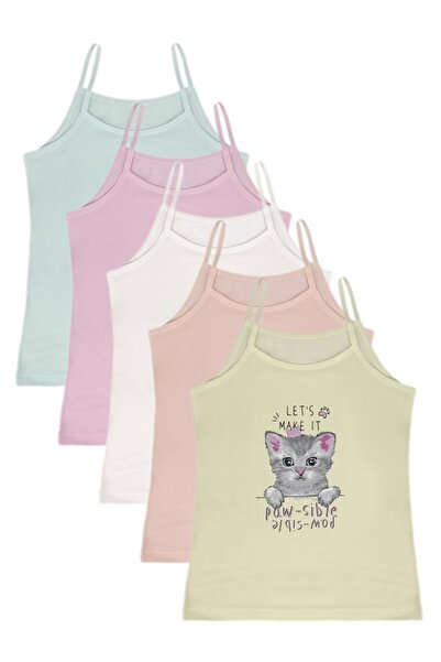 Donella 5'li Kız Çocuk Atlet 4311Y28