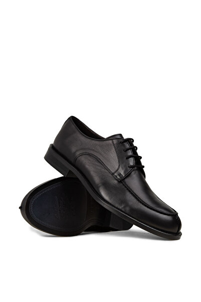 Deery Genuine Leather Black Classic Men's Shoes