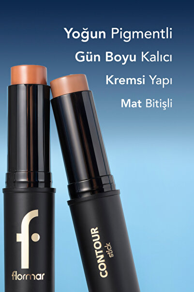 Flormar Yumuşak Dokulu Stik Kontür (AÇIK TON) - Stick Contour - 005 Light Beige - 8682536056618