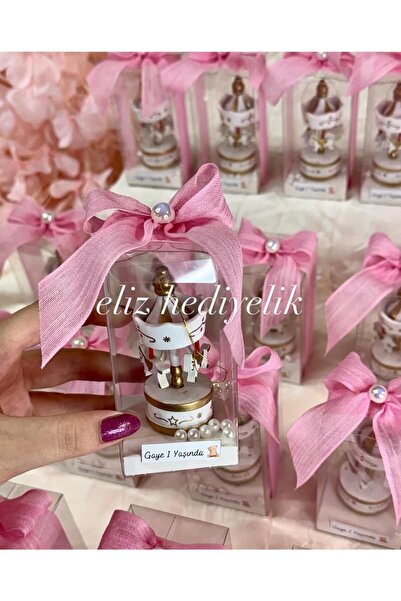 eliz 15 Adet İncili Atlı Karınca Pembe Mavi Bebek Mevlüt