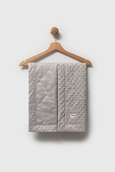 Bebella Velvet Quilted Chickpea Baby Blanket – Double Sided / Transitional / Newborn / Swaddle