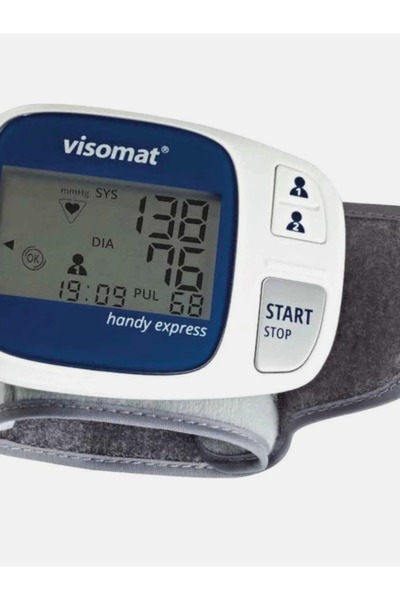 VİSOMAT Unisex Handy Soft Şarjlı Bilekten Ölçme Tansiyon Aleti