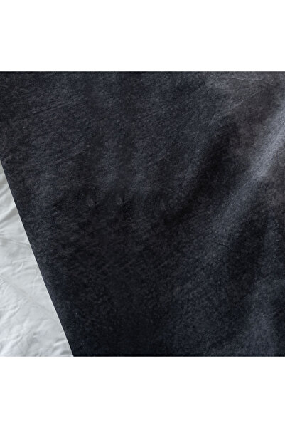 Ecocotton Alin Tek Kişilik Nevresim Takımı %100 Pamuk Ütü İstemeyen Baskılı Siyah 160x220 Cm