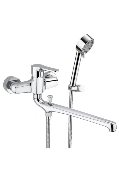 remer Rubinetterie Winner W49 bathtub and washbasin mixer with shower, expose...