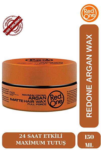 Red One Redone Ultra Sert Arganlı Saç Şekillendirici Mat Wax 150 ml
