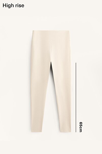 Oysho High rise waffle 65cm leggings