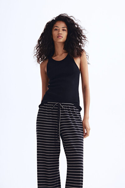 H&M Geniş Jarse Pantolon