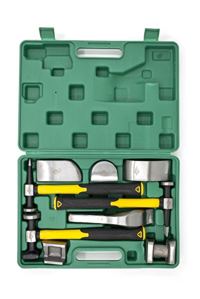 VIKTEC 9 Parça Oto Kaporta Dayama ve Çekiç Seti