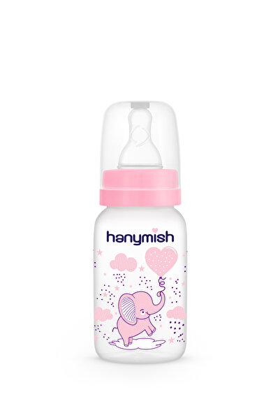 Hanymish Pink PP Baby Bottle - 125 ml