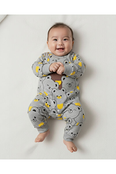 voyyo kids baby ERKEK BEBEK HELLO AYILAR BASKILI MEVSİMLİK YENİ DOĞAN ALTTAN ...