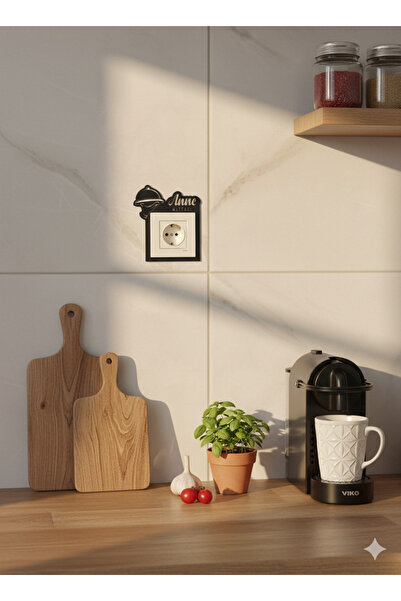 Mio Life Anne Mutfağı Priz Çerçevesi Rustik