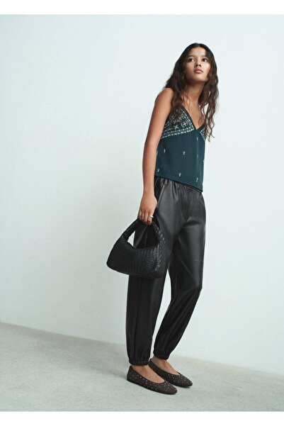 Mango Teen Polyester jogger pantolon