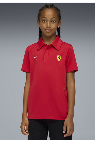 Puma Dětské polo tričko Scuderia Ferrari Sportswear