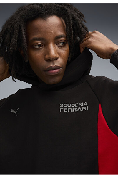 Puma Scuderia Ferrari Lifestyle Ανδρικό Φούτερ με Κουκούλα