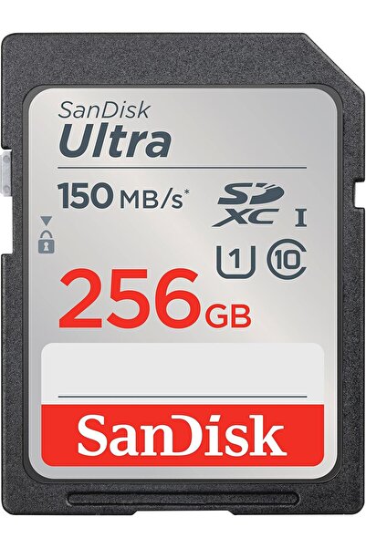 SanDisk Ultra 256GB Class 10 SDHC UHS-I Memory Card up to 150MB/s for DSLR and Mirrorless Cameras
