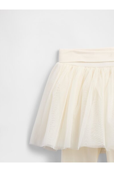 GAP Kız Bebek Beyaz BabyGap Tül Etek Tayt