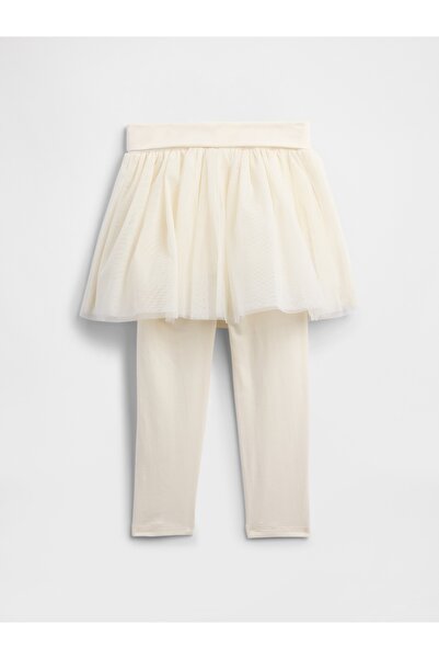 GAP Kız Bebek Beyaz BabyGap Tül Etek Tayt