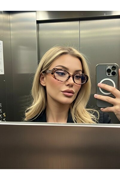 Goldmine نظارات ريترو بيضاوية الشكل للجنسين من Blueblock ليوبارد